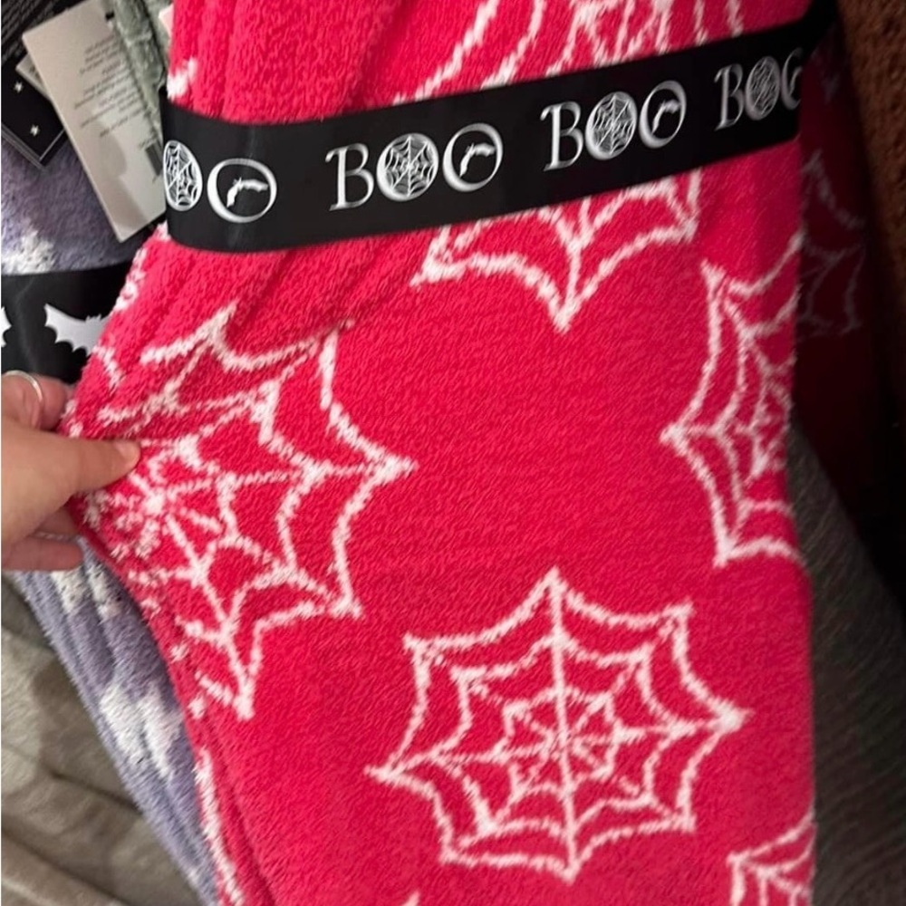 Halloween Pumpkin Pink White 50"x70" blanket